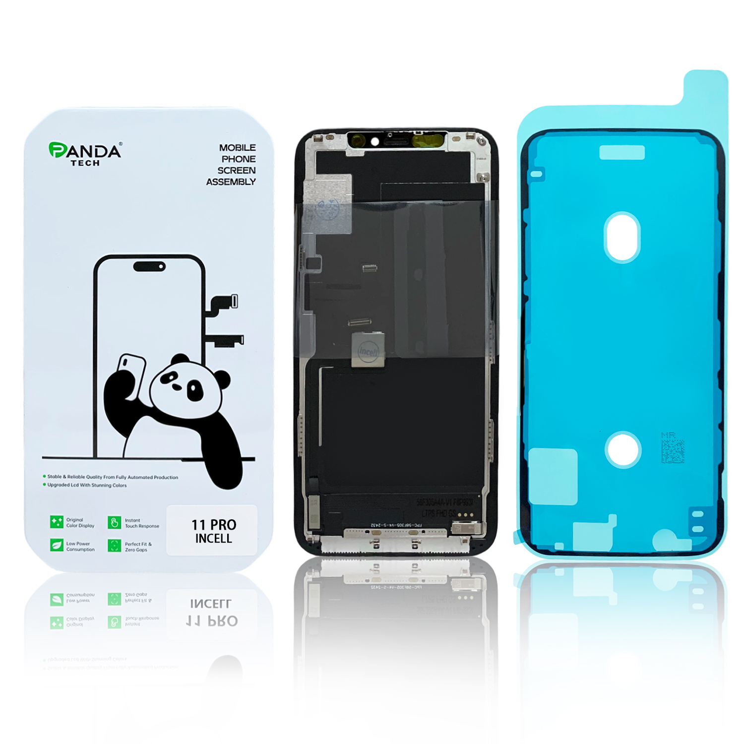 Ecran iPhone 11 Pro Complet Vitre Tactile LCD Qualite FHD (Panda Select)