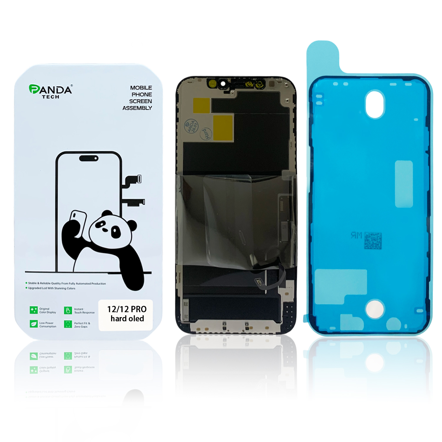 Ecran iPhone 12/ 12 Pro Complet Vitre Tactile LCD Qualite HARD OLED (Panda Select)