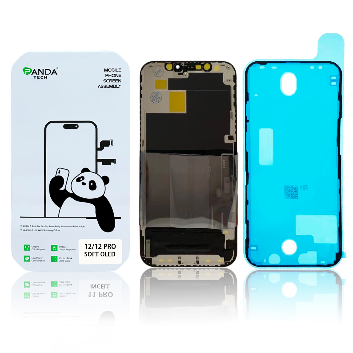 Ecran iPhone 12/ 12 Pro Complet Vitre Tactile LCD Qualite SOFT OLED (Panda Select)