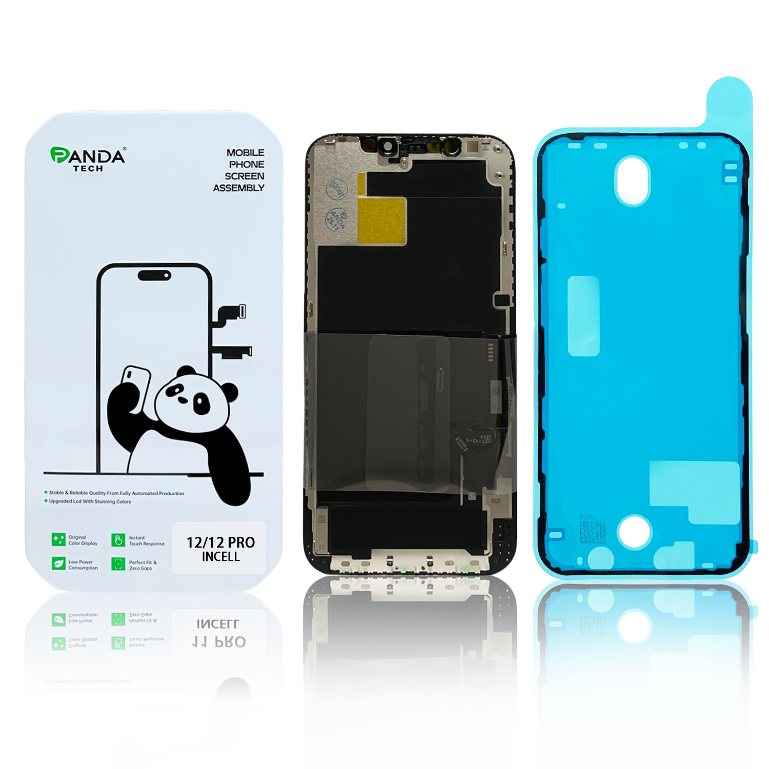 Ecran iPhone 12/ 12 Pro Complet Vitre Tactile LCD Qualite FHD (Panda Select)
