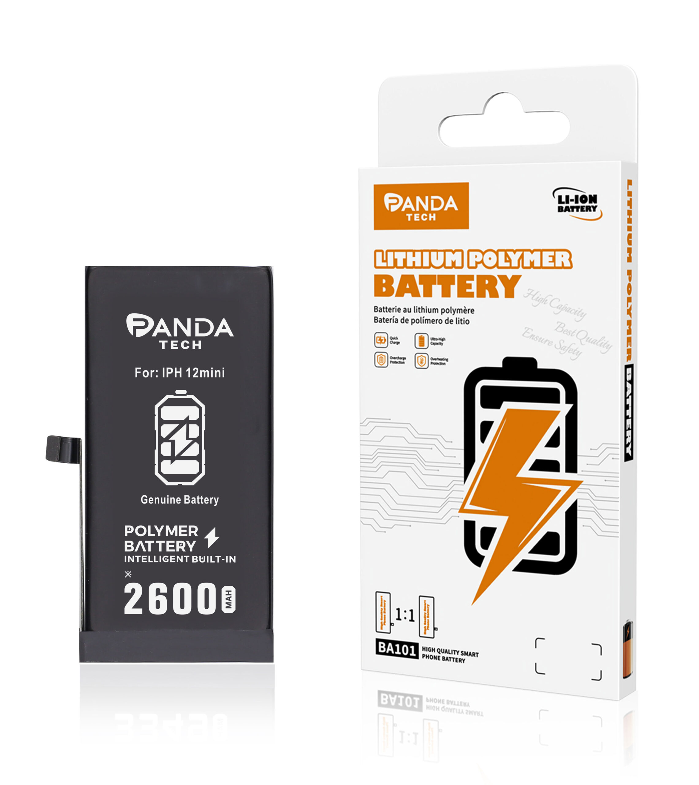 Batterie De Diagnostic iPhone 12mini 2600mAh (Shows Genuine – Sans Logo – 100% Santé)