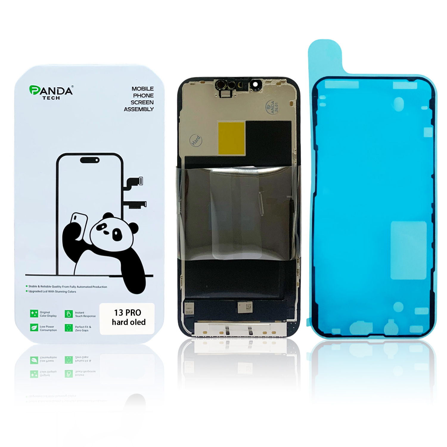 Ecran iPhone 13 Pro Complet Vitre Tactile LCD Qualite HARD OLED (Panda Select)