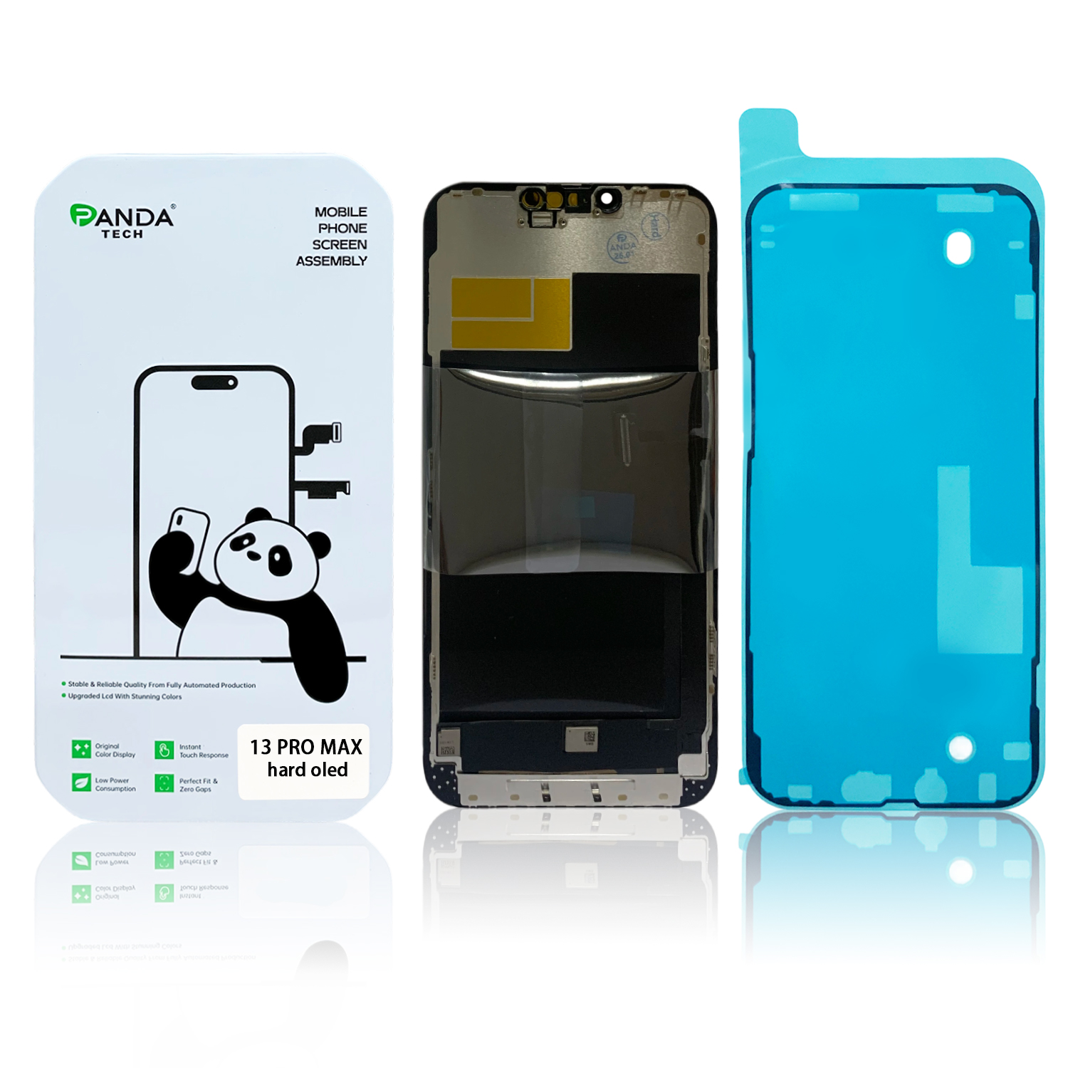 Ecran iPhone 13 Pro Max Complet Vitre Tactile LCD Qualite HARD OLED (Panda Select)