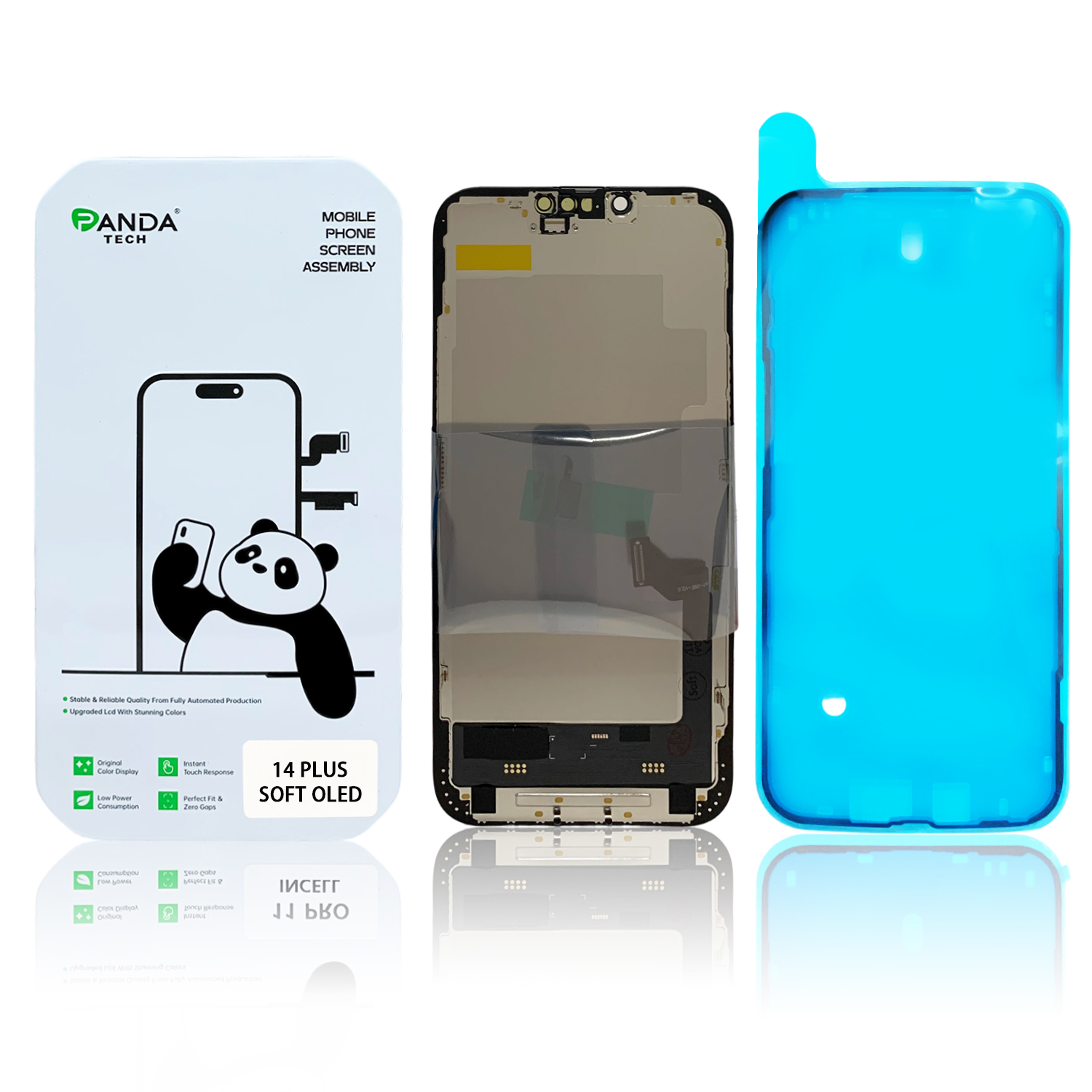 Ecran iPhone 14 Plus Complet Vitre Tactile LCD Qualite SOFT OLED (Panda Select)