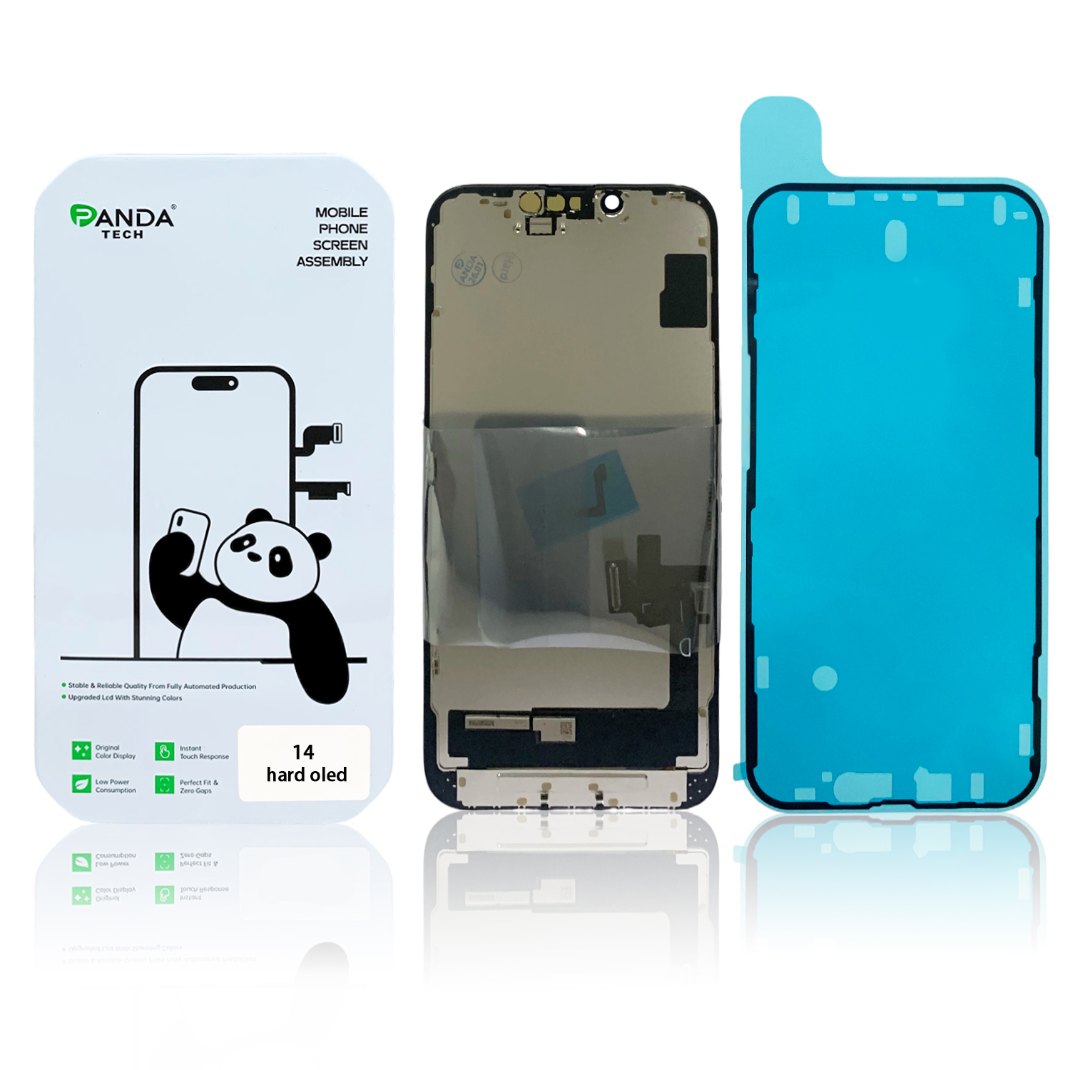 Ecran iPhone 14 Complet Vitre Tactile LCD Qualite HARD OLED (Panda Select)