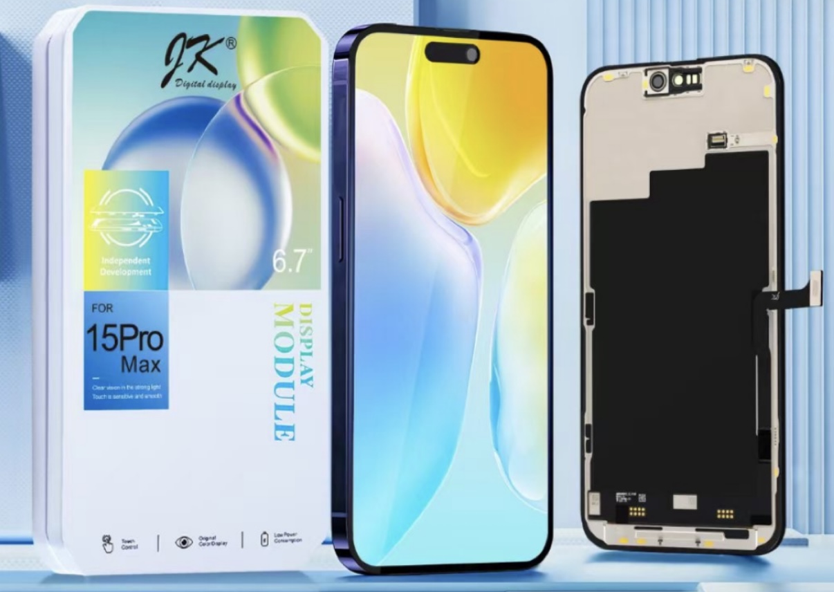 Ecran iPhone 15 Pro Max Complet Vitre Tactile LCD Qualite JK FHD