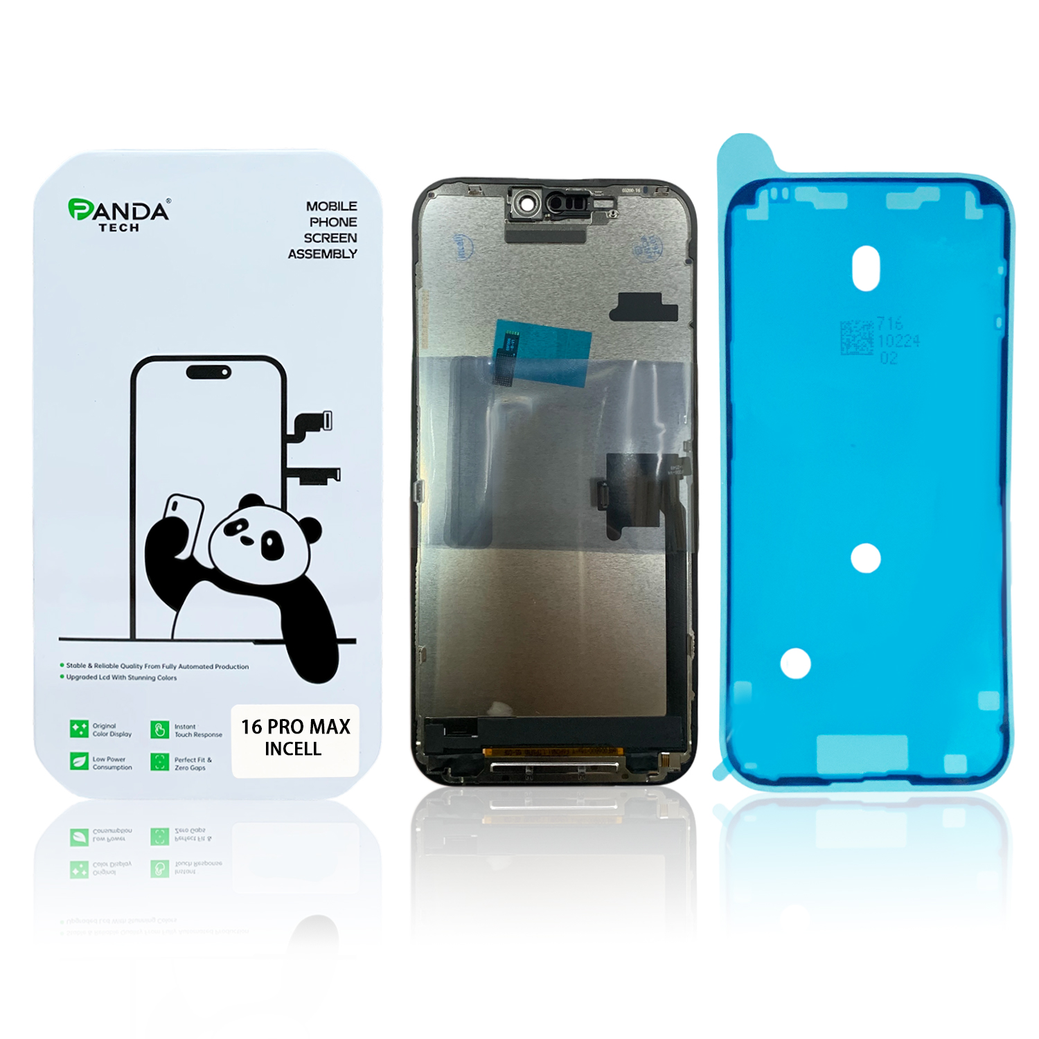 Ecran iPhone 16 Pro Max Complet Vitre Tactile LCD Qualite FHD (Panda Select)
