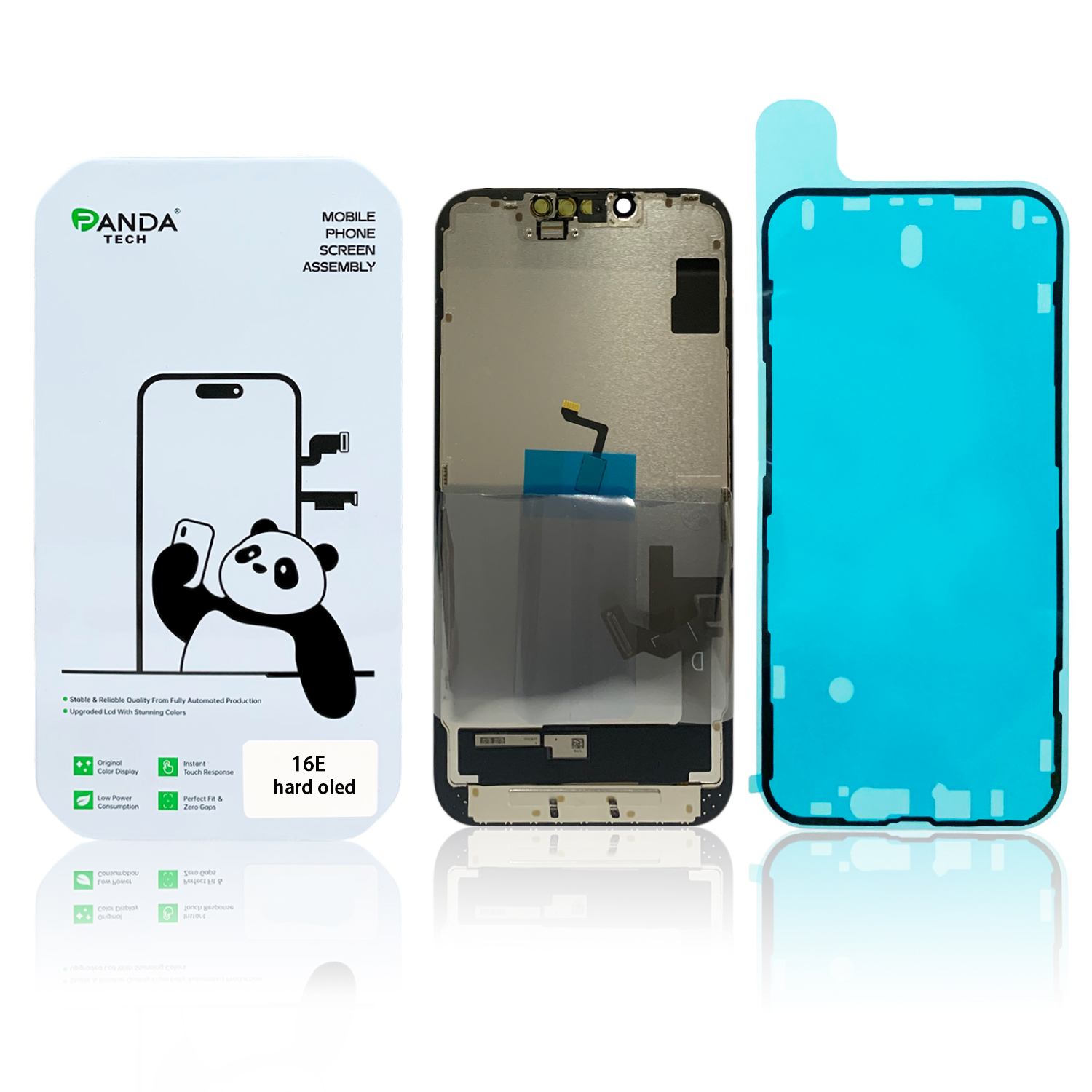Ecran iPhone 16e Complet Vitre Tactile LCD Qualite HARD OLED (Panda Select)