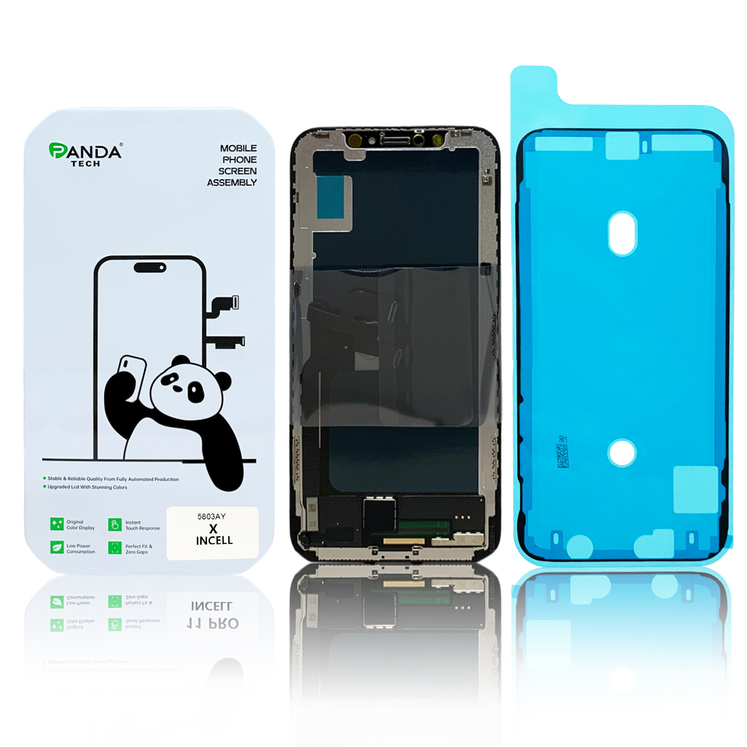 Ecran iPhone X Complet Vitre Tactile LCD Qualite FHD (Panda Select)