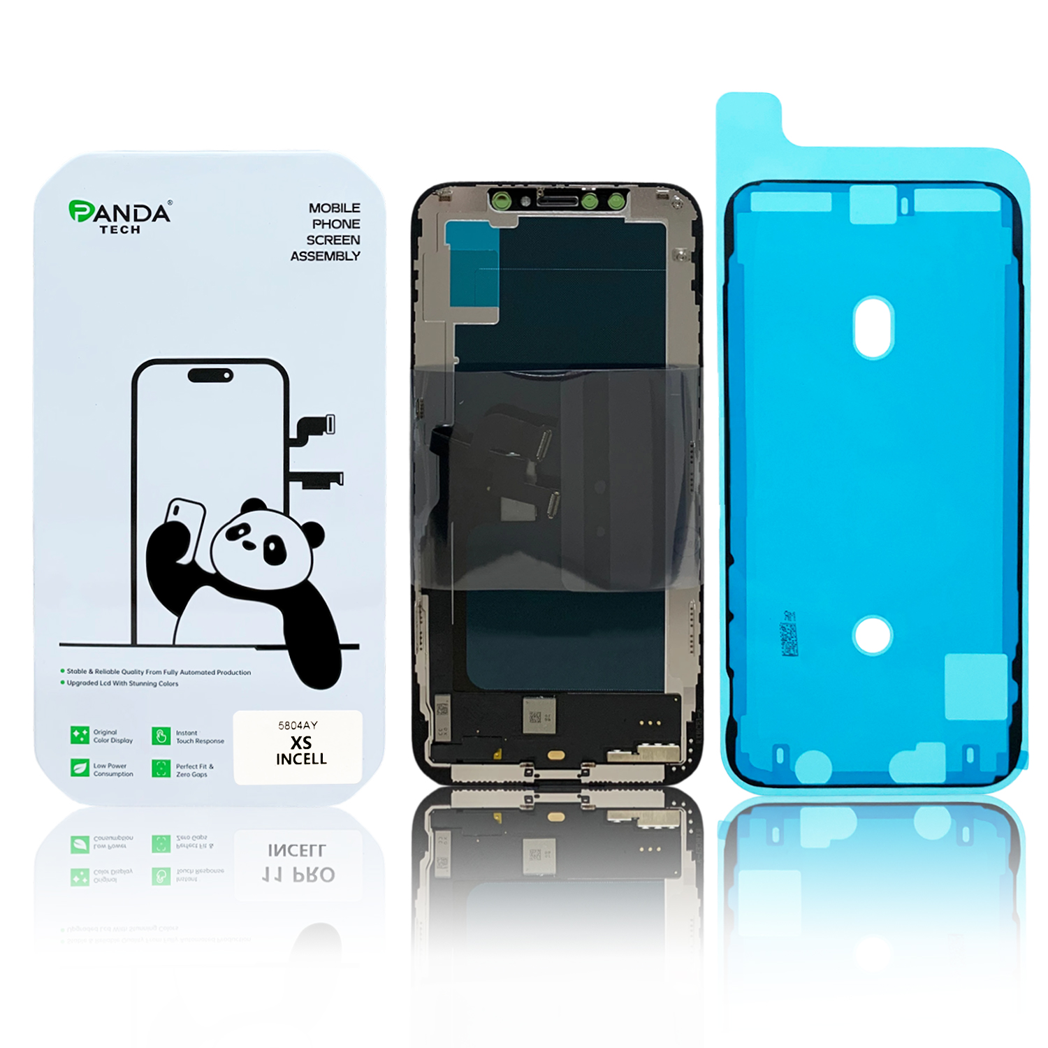 Ecran iPhone XS Complet Vitre Tactile LCD Qualite FHD (Panda Select)