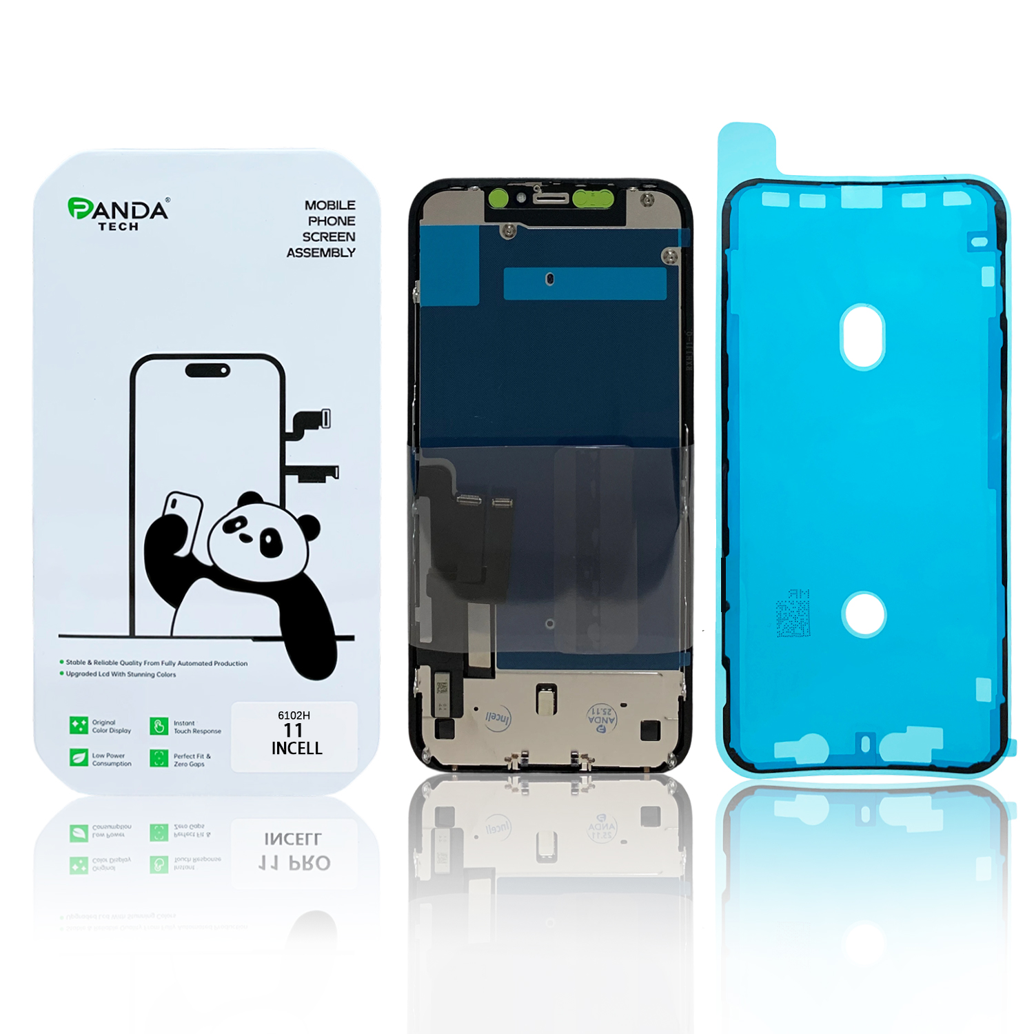Ecran iPhone 11 Complet Vitre Tactile LCD Qualite FHD (Panda Select)