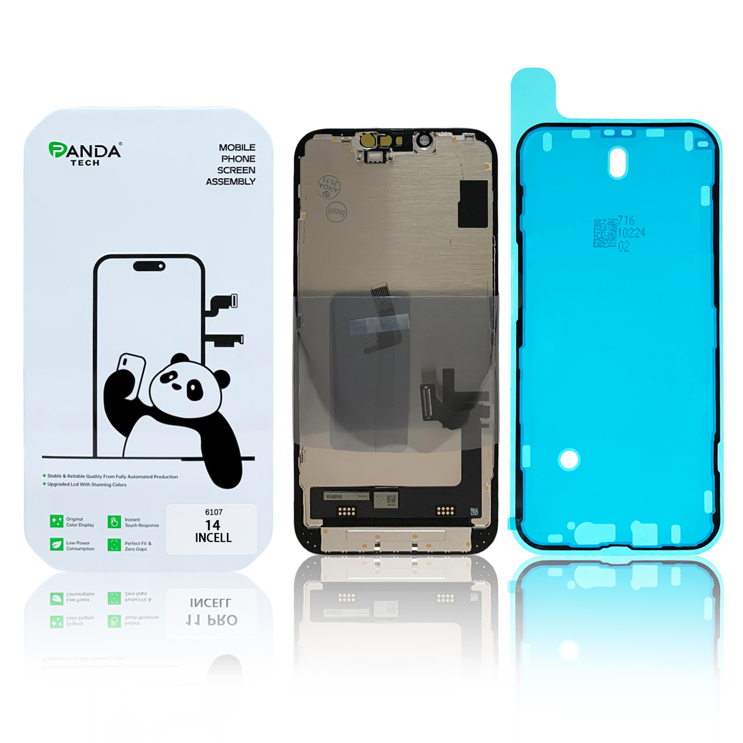 Ecran iPhone 14 Complet Vitre Tactile LCD Qualite FHD (Panda Select)
