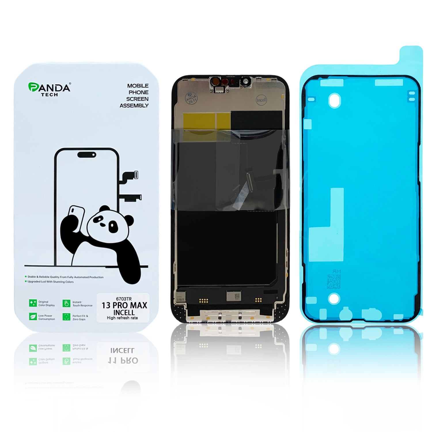 Ecran iPhone 13 Pro Max Complet Vitre Tactile LCD Qualite FHD (Panda Select)