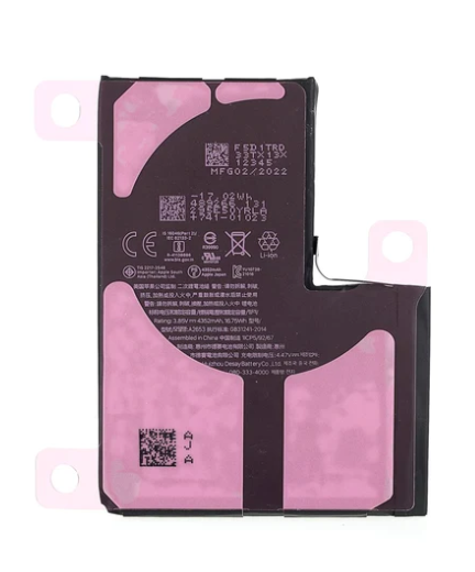 Batterie A2653 iPhone 13 Pro Max Haute Capacité + Adhésifs (ONE) GARANTIE 1 AN