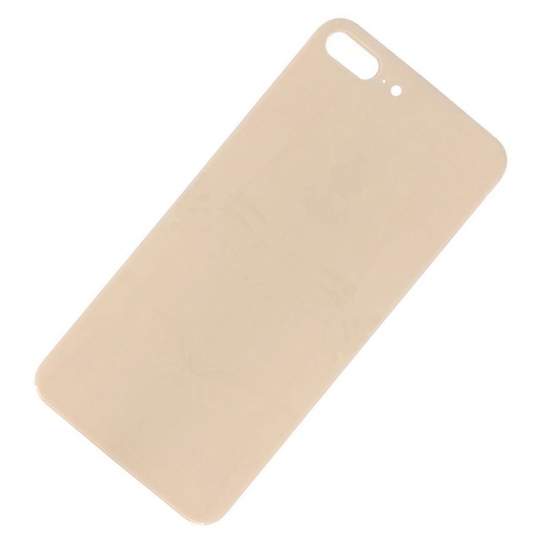 Vitre Arriere Cache Batterie Grand Trou iPhone 8 Plus Or No Logo
