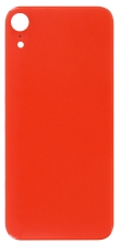 Vitre Arriere Cache Batterie Grand Trou iPhone XR Corail No Logo