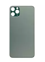 Vitre Arriere Cache Batterie Grand Trou iPhone 11 Pro Vert No Logo