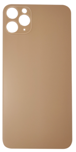Vitre Arriere Cache Batterie Grand Trou iPhone 12 Pro Max Or No Logo
