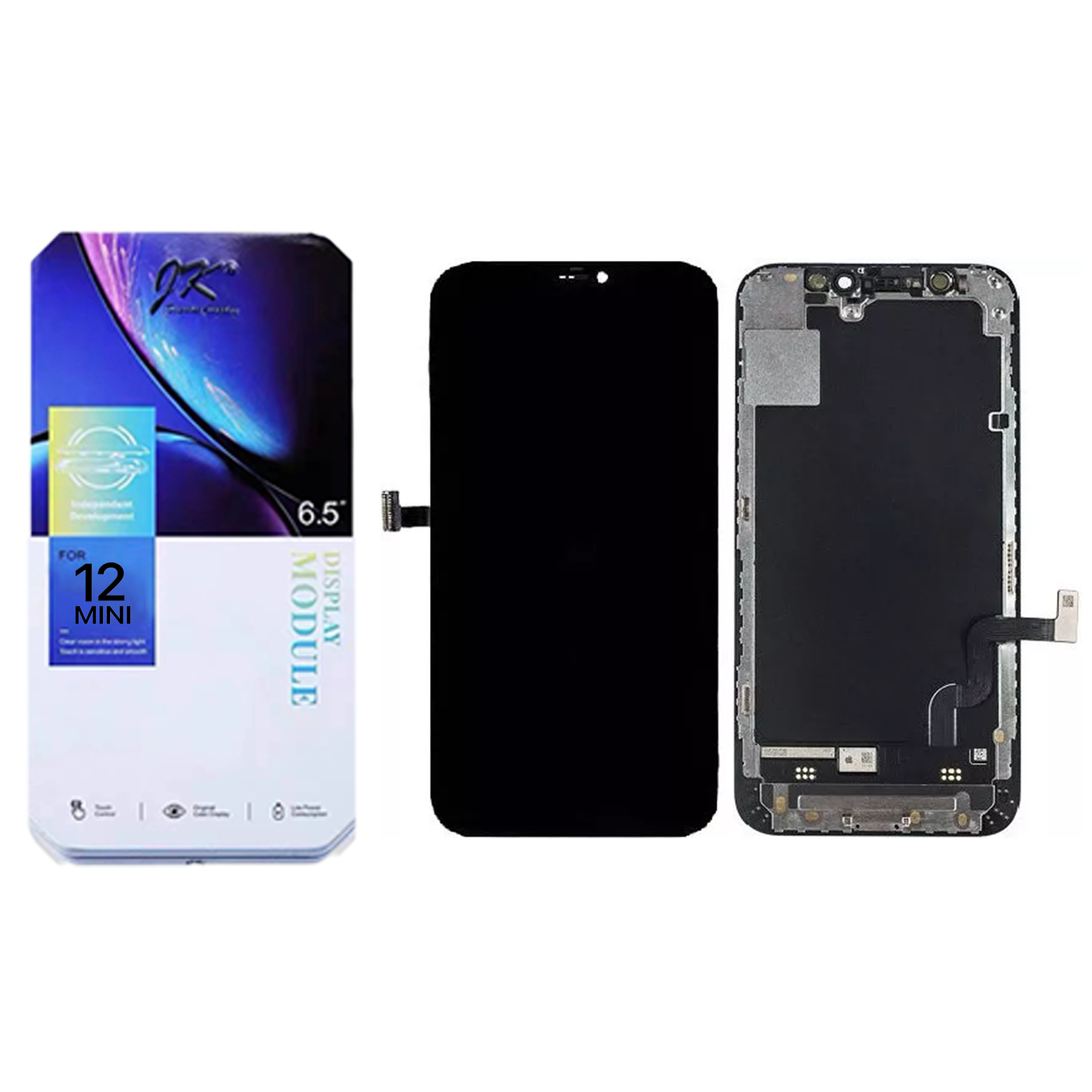 Ecran iPhone 12 Mini Complet Vitre Tactile LCD Qualite JK FHD