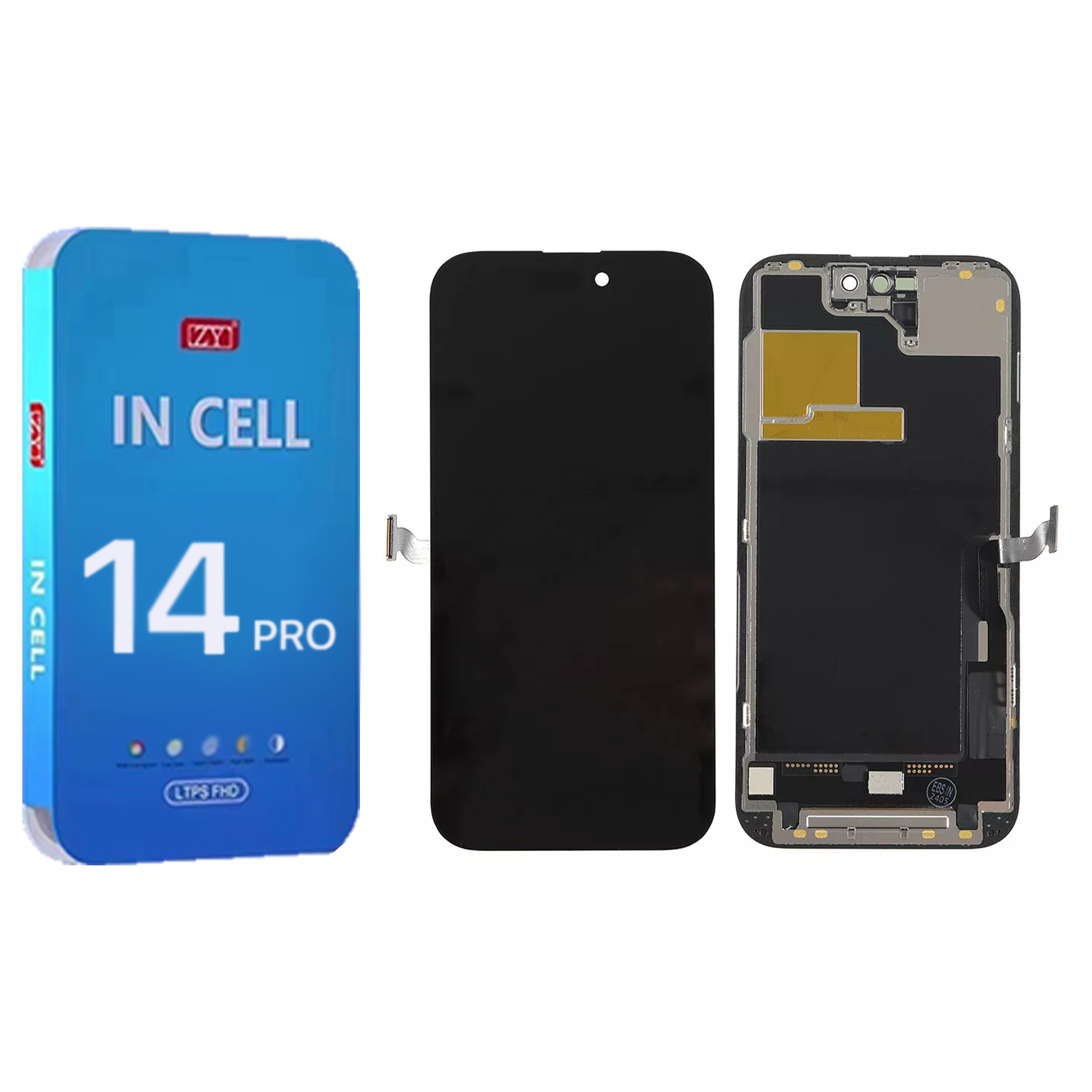 Ecran iPhone 14 Pro Complet Vitre Tactile LCD Qualite ZY FHD