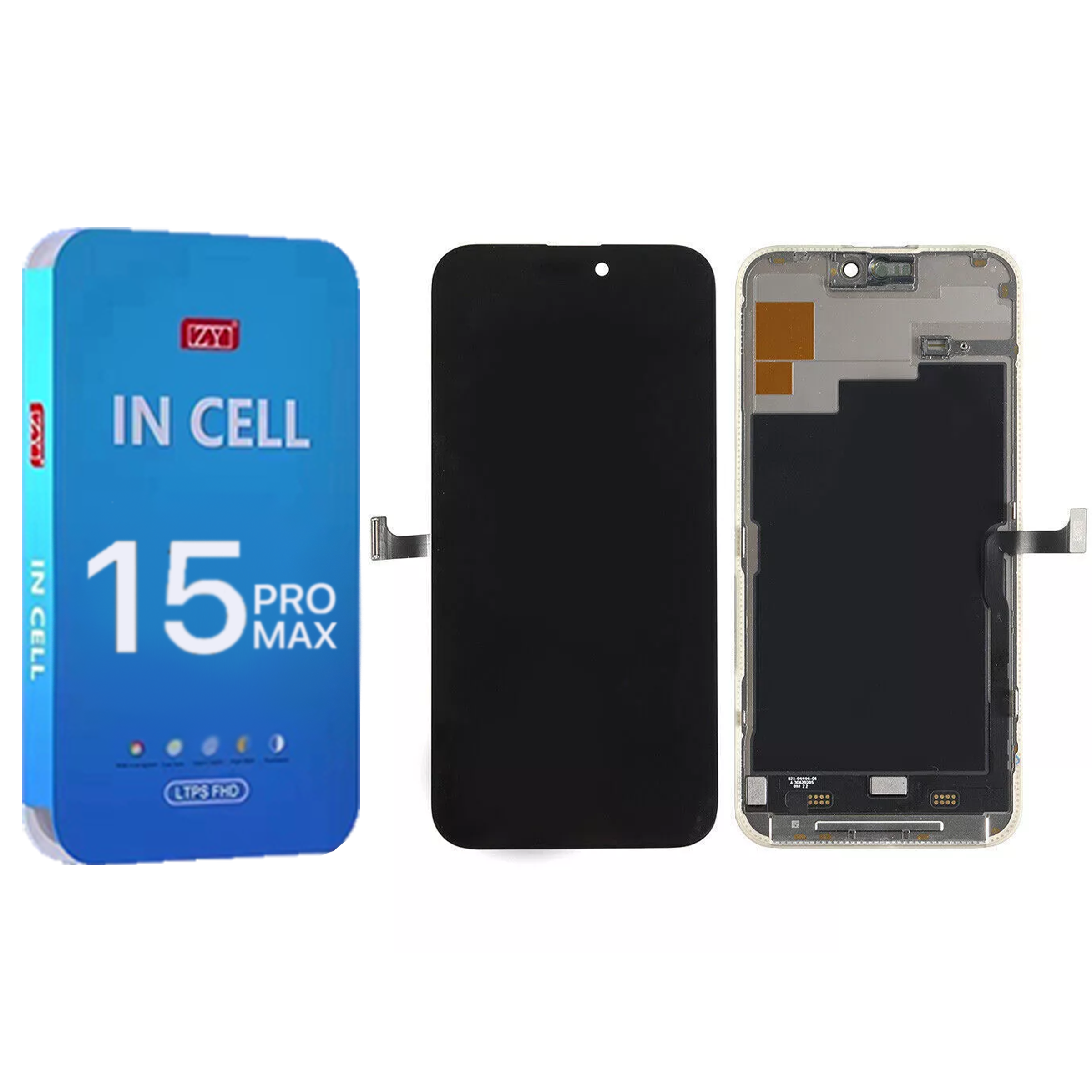 Ecran iPhone 15 Pro Max Complet Vitre Tactile LCD Qualite ZY FHD
