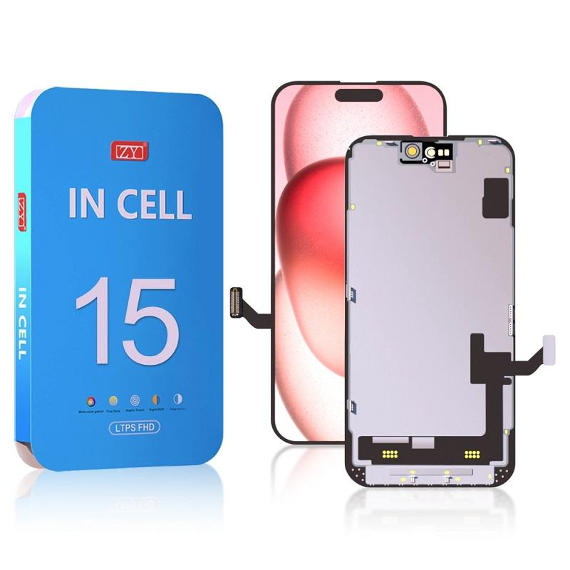Ecran iPhone 15 Complet Vitre Tactile LCD Qualite ZY FHD