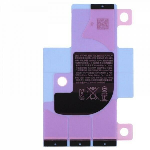 Lot de 5 Autocollant Batterie iPhone X