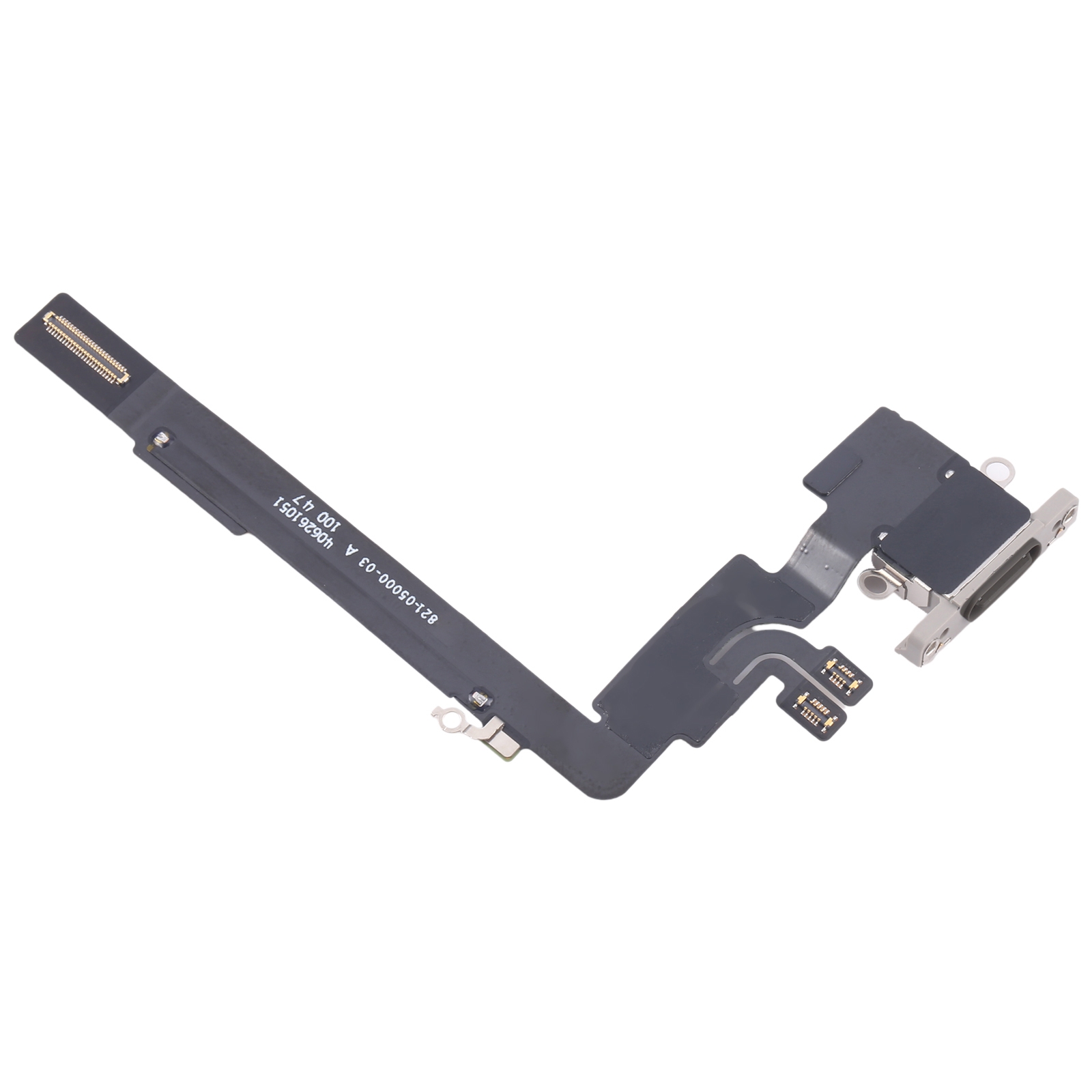 Original Nappe Connecteur Charge Noir iPhone 16 Pro Max (Demonte)