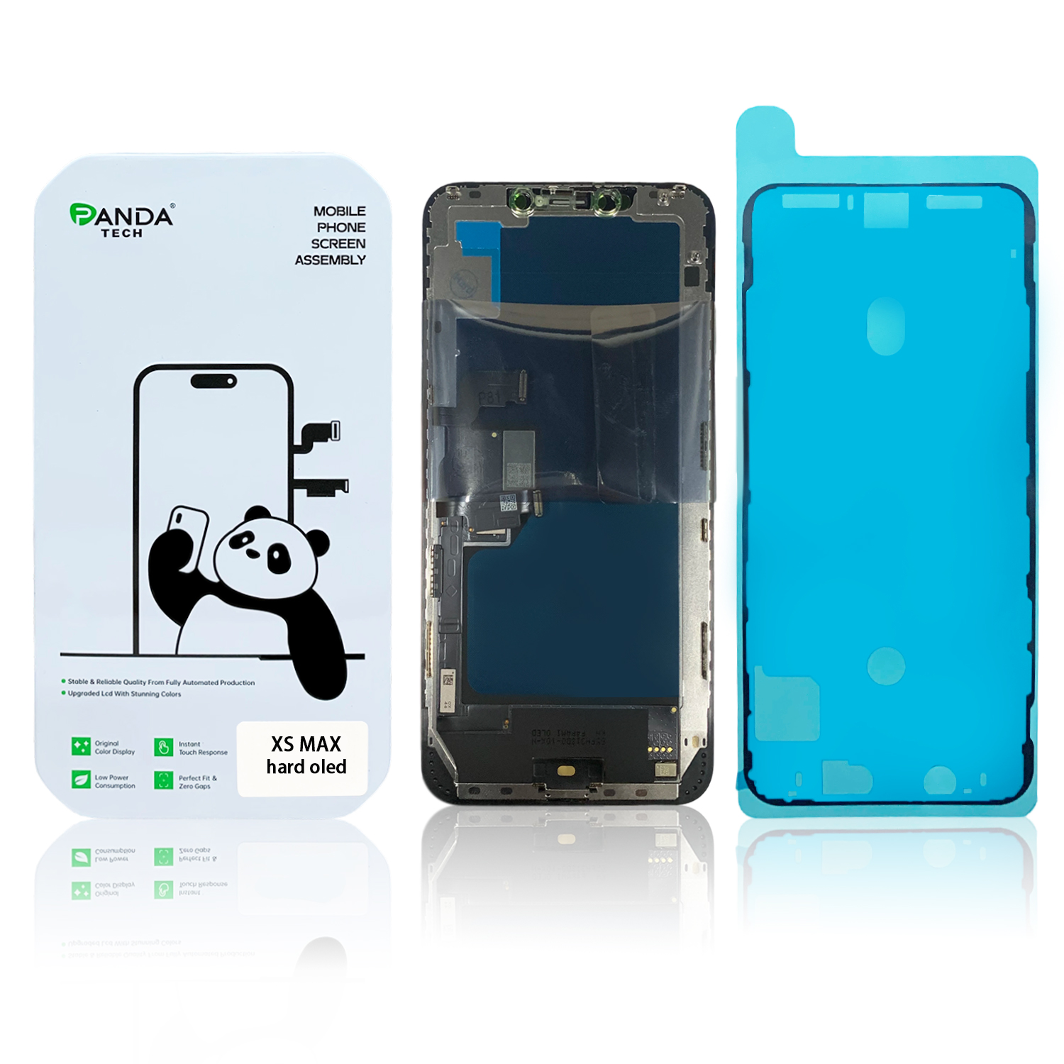 Ecran iPhone XS Max Complet Vitre Tactile LCD Qualite HARD OLED (Panda Select)