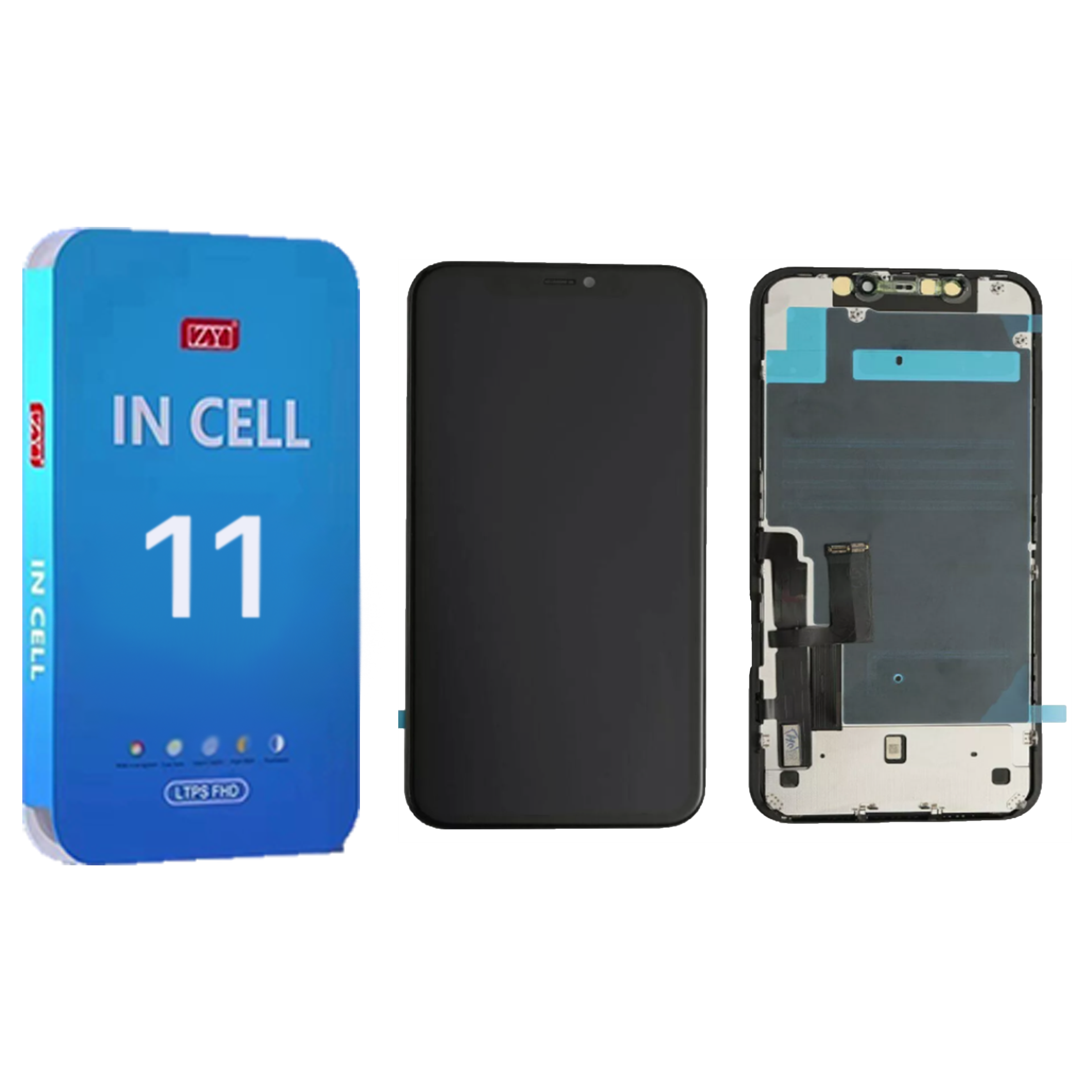Ecran iPhone 11 Complet Vitre Tactile LCD Qualite ZY FHD 828p
