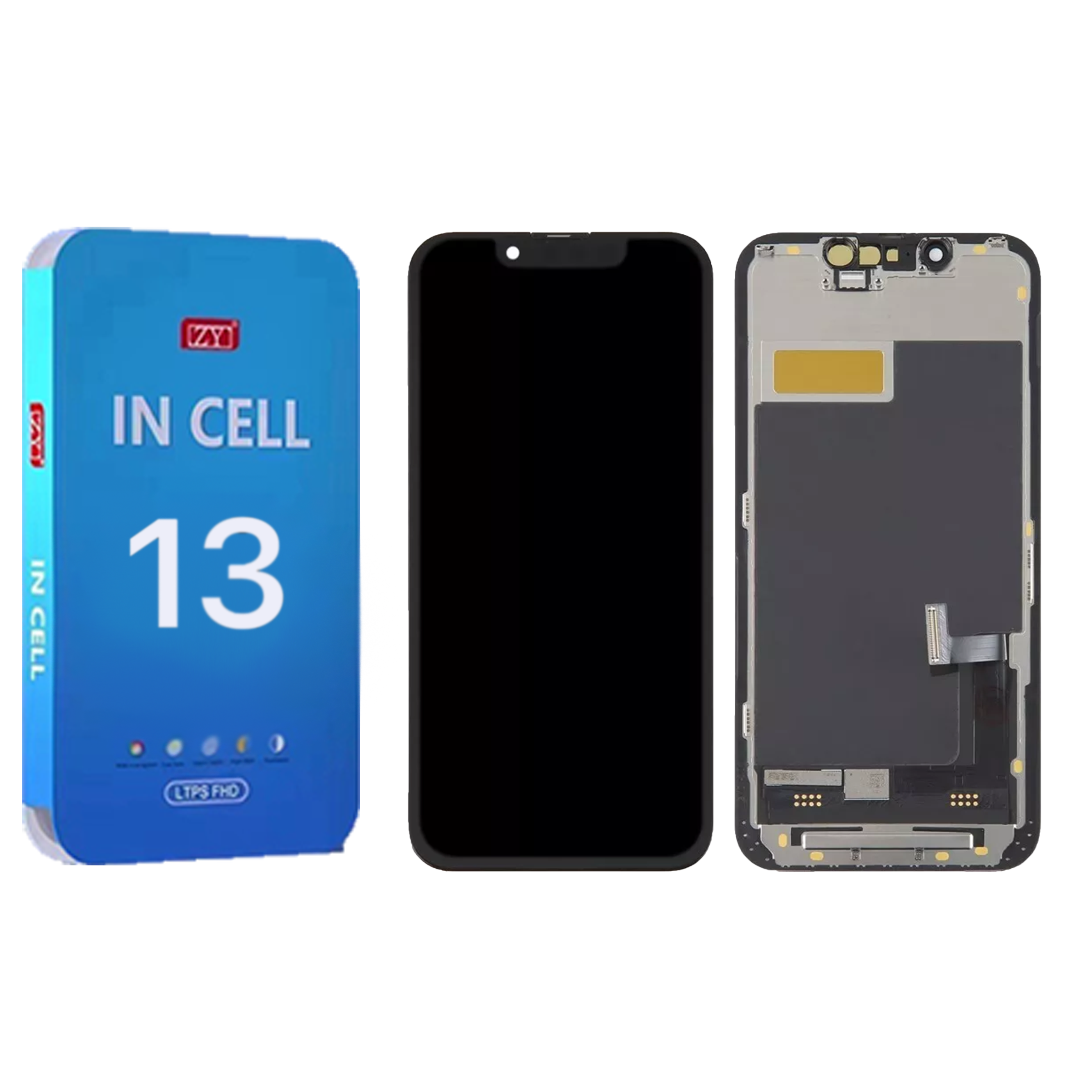 Ecran iPhone 13 Complet Vitre Tactile LCD Qualite ZY FHD 1170p