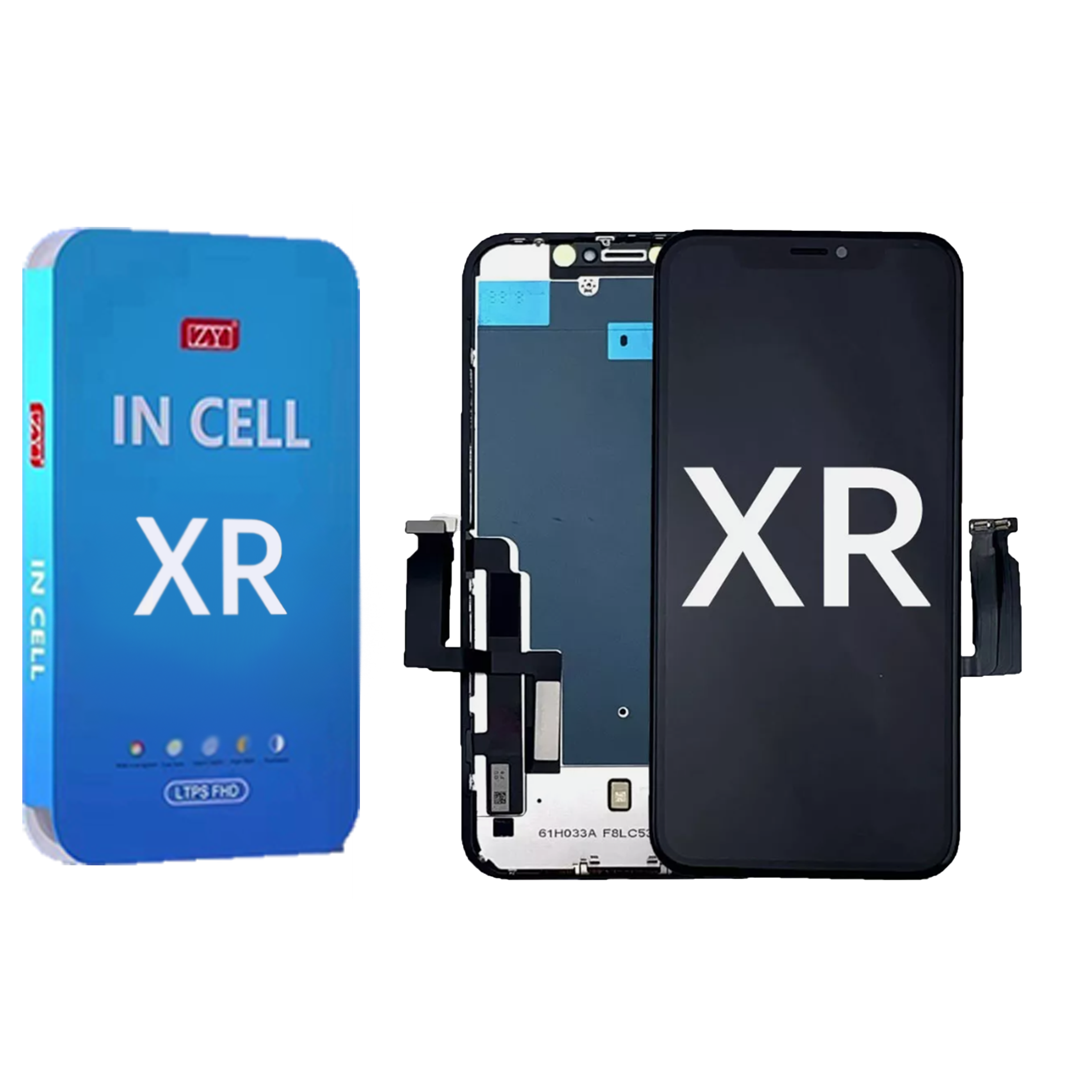 Ecran iPhone XR Complet Vitre Tactile LCD Qualite ZY FHD 828p