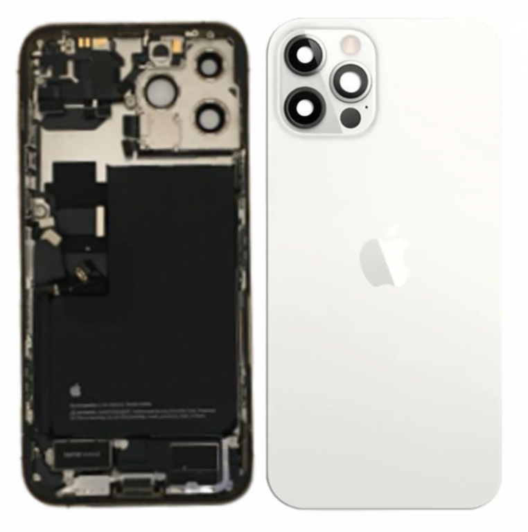 Chassis Arriere iPhone 13 Pro Max avec Batterie Blanc (Origine Demonte) – Grade A