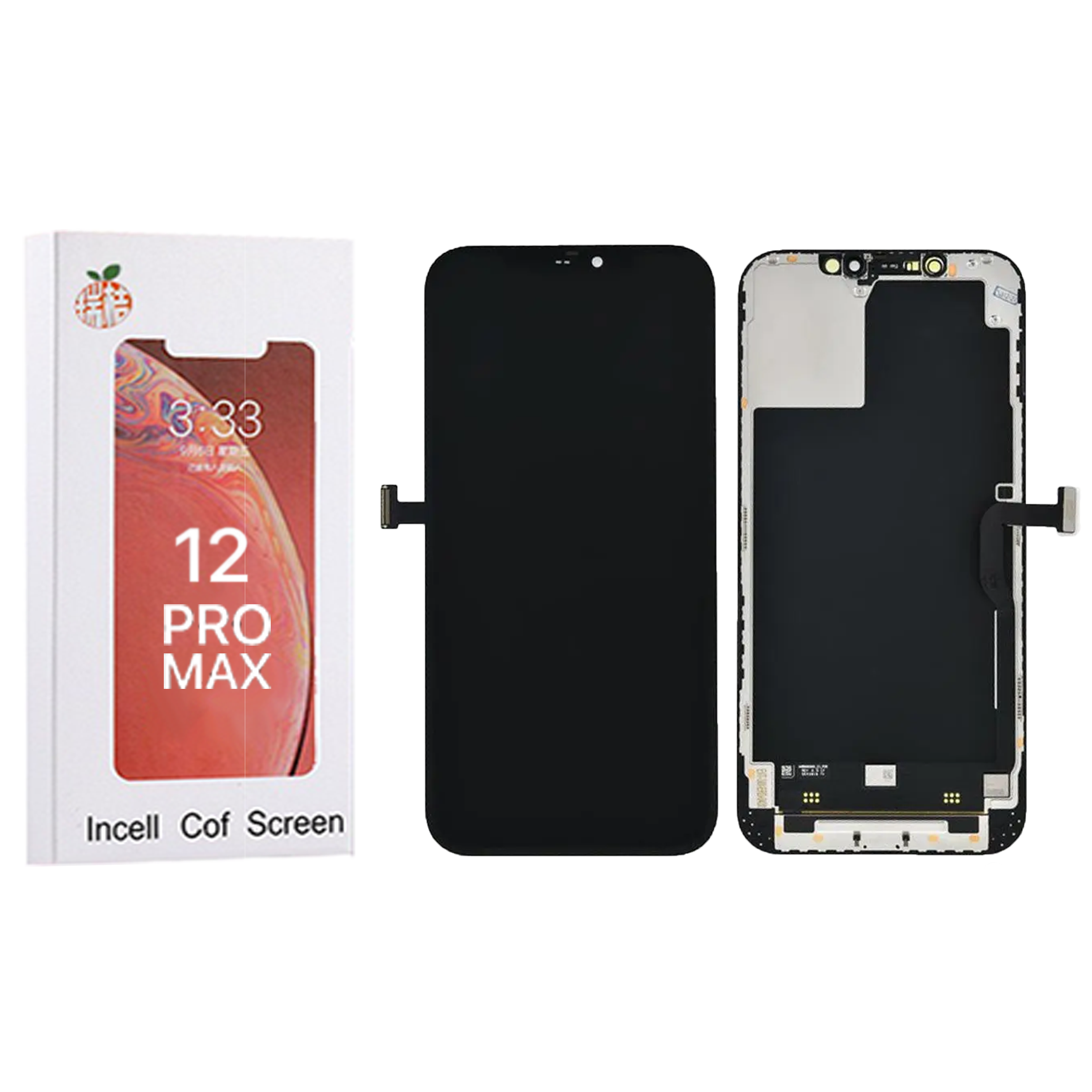 Ecran iPhone 12 Pro Max Complet Vitre Tactile LCD Qualite RJ