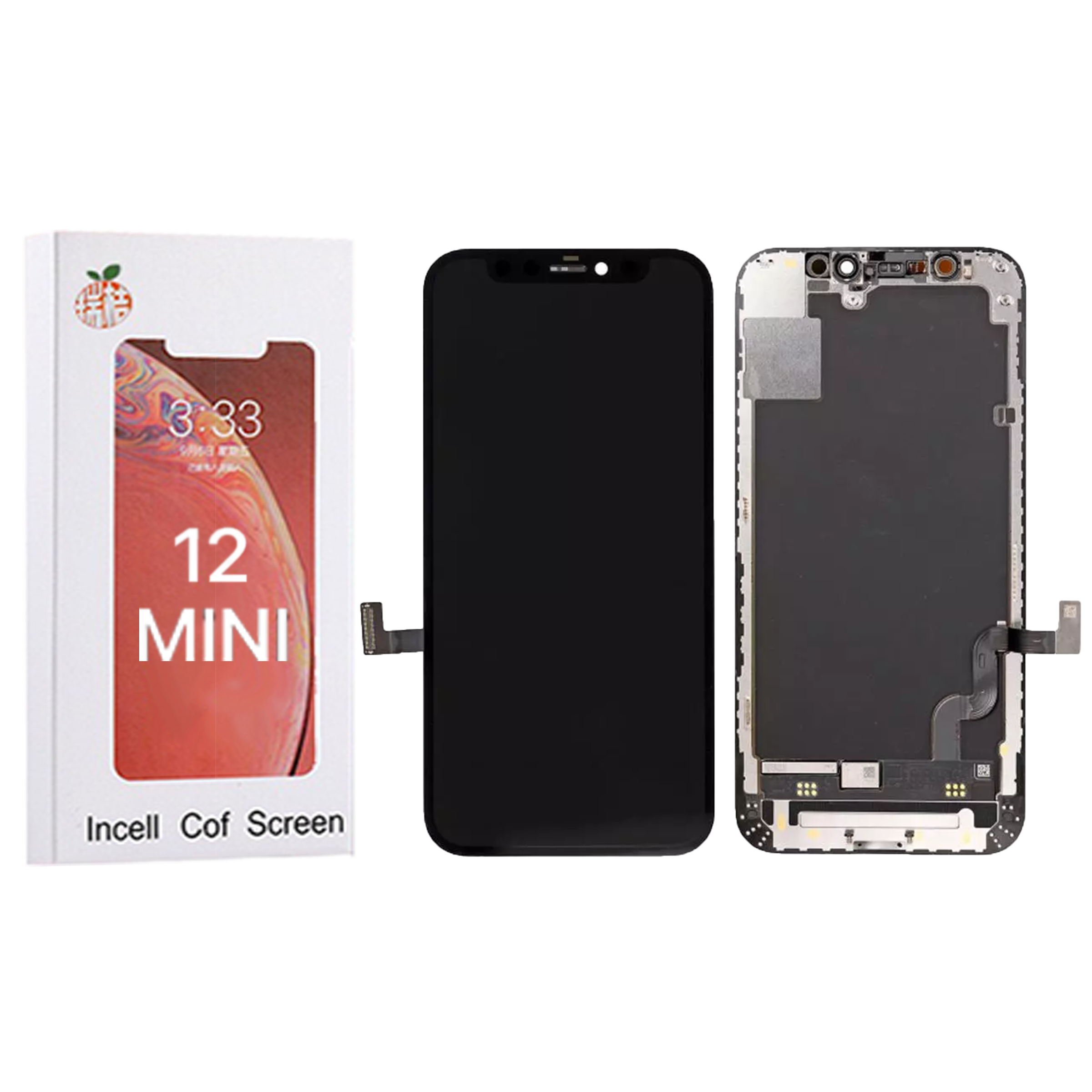 Ecran iPhone 12 Mini Complet Vitre Tactile LCD Qualite RJ