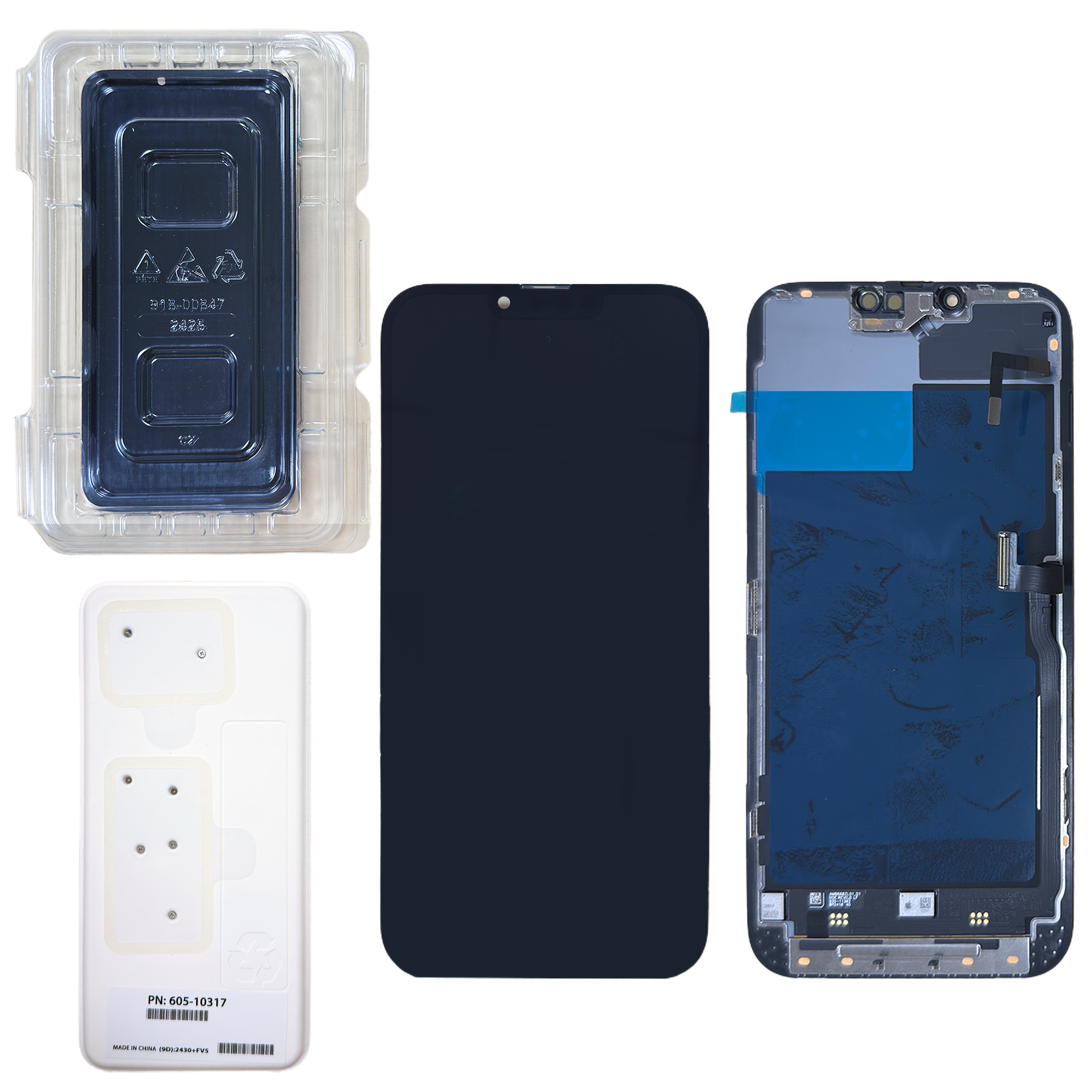 Original Ecran Complet Vitre Tactile LCD iPhone 13 Pro Max Service Pack Service Pack « LCD Ni repris- Ni échangé «