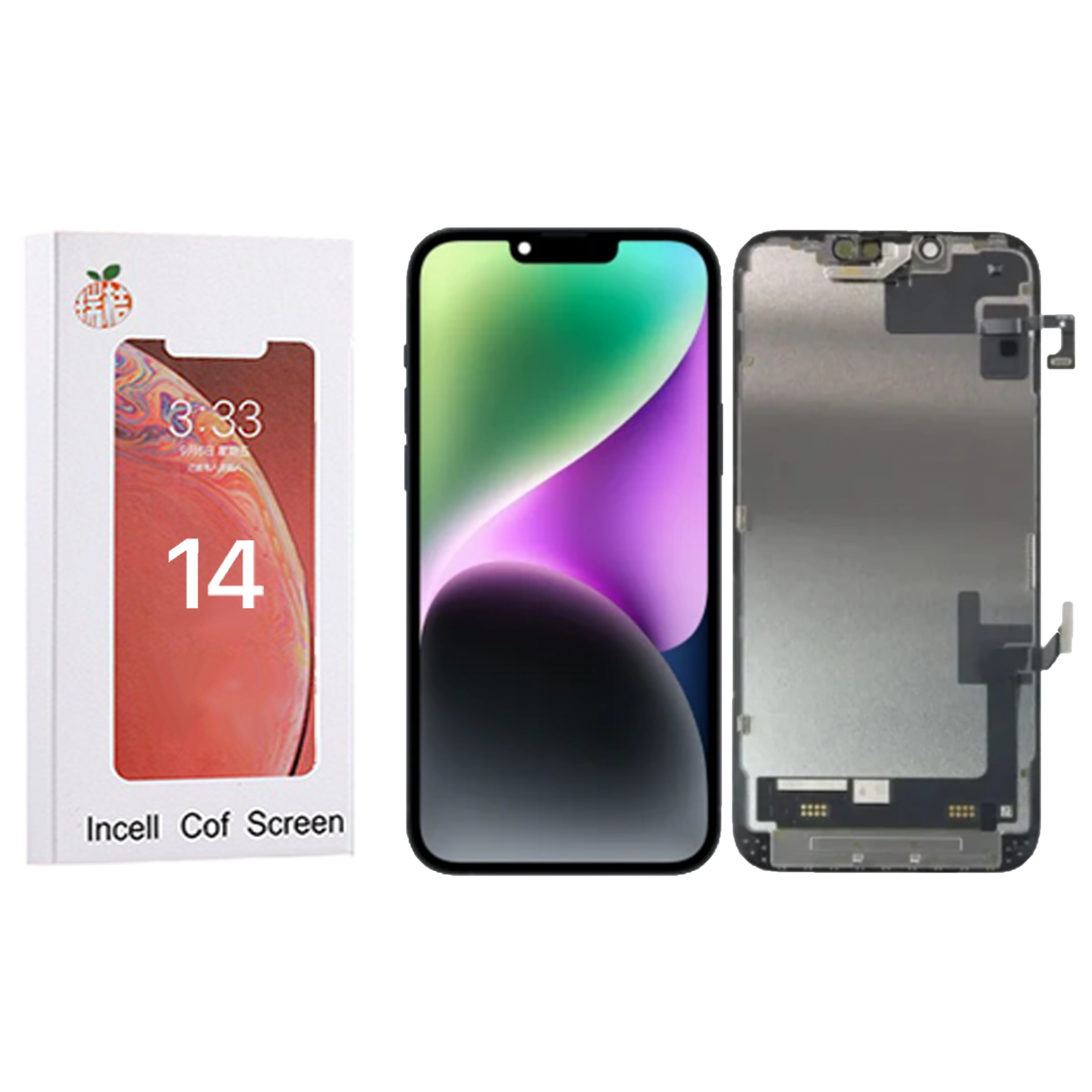 Ecran iPhone 14 Complet Vitre Tactile LCD Qualite RJ