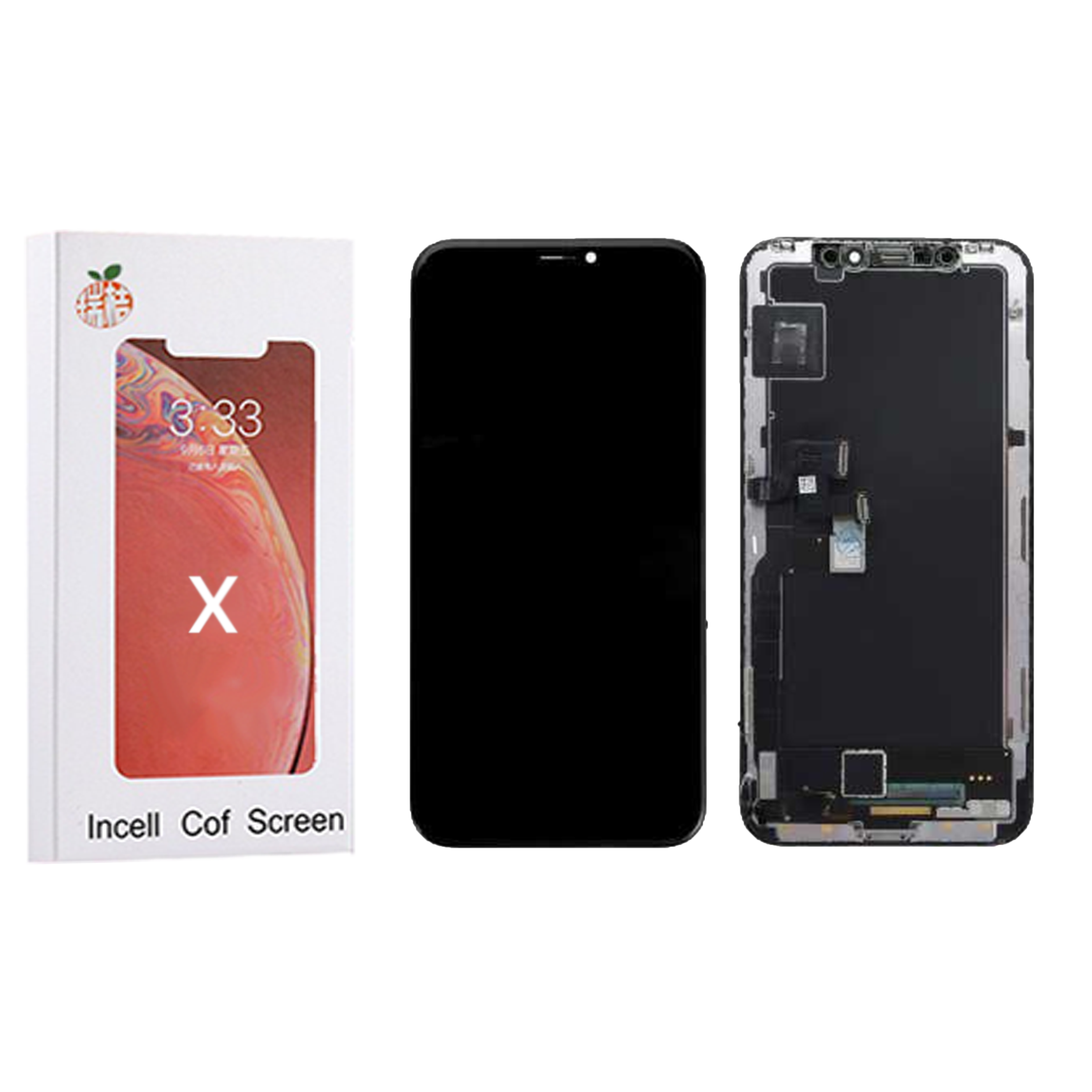 Ecran iPhone X Complet Vitre Tactile LCD Qualite RJ