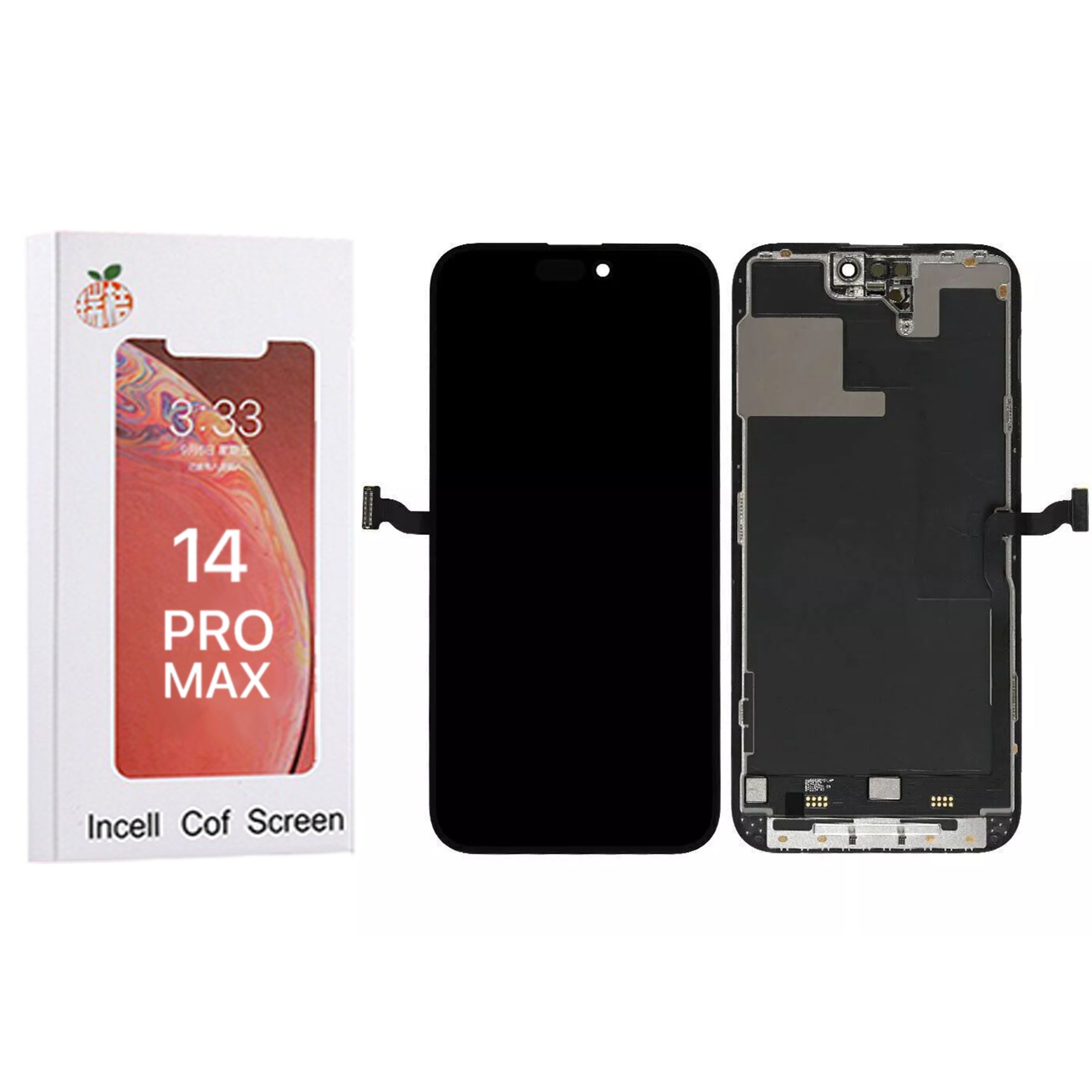 Ecran iPhone 14 Pro Max Complet Vitre Tactile Soft OLED LCD Qualite RJ 120Hz Fréquence de rafraîchissement élevée