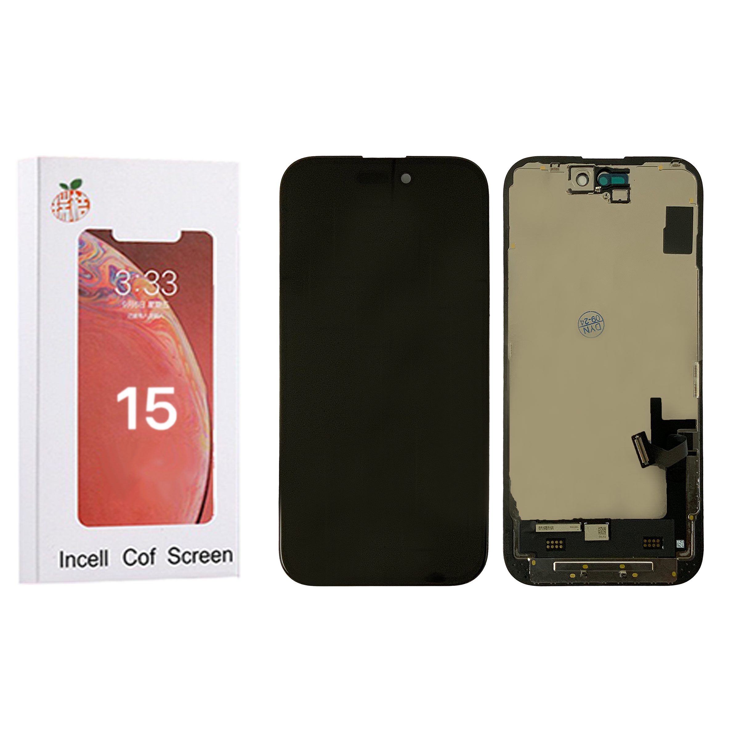 Ecran iPhone 15 Complet Vitre Tactile LCD Qualite RJ