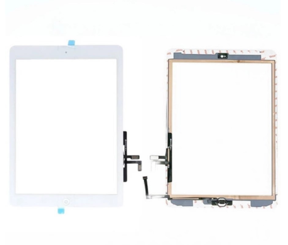 Écran tactile complet (Tactile + bouton Home + adhésif 3M) iPad Air 1 Blanc