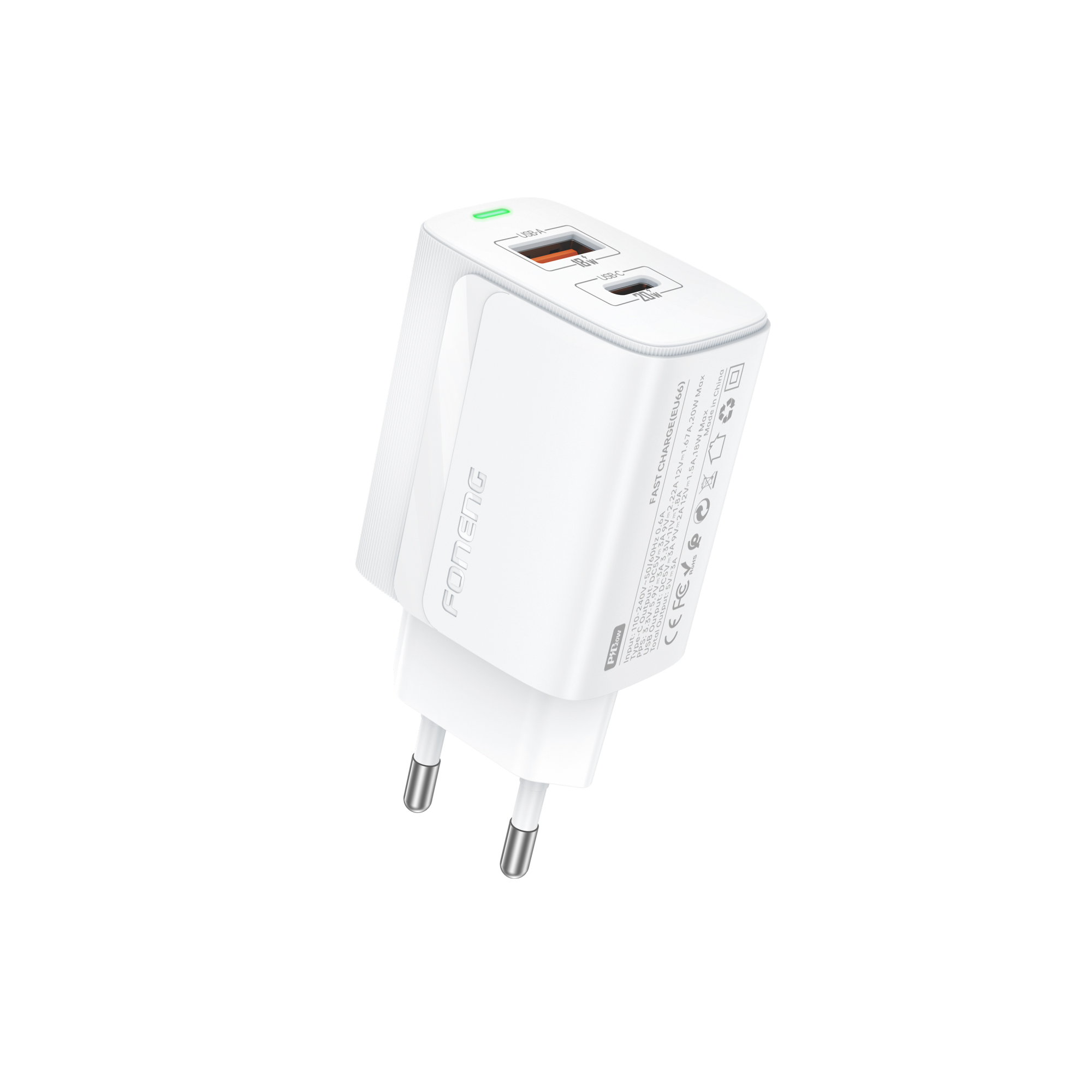 eng_po_FONENG-wall-charger-EU66-PD-20W-1xUSB-C-1xUSB-QC3-0-cable-USB-C-USB-C-White-1674_2.jpg