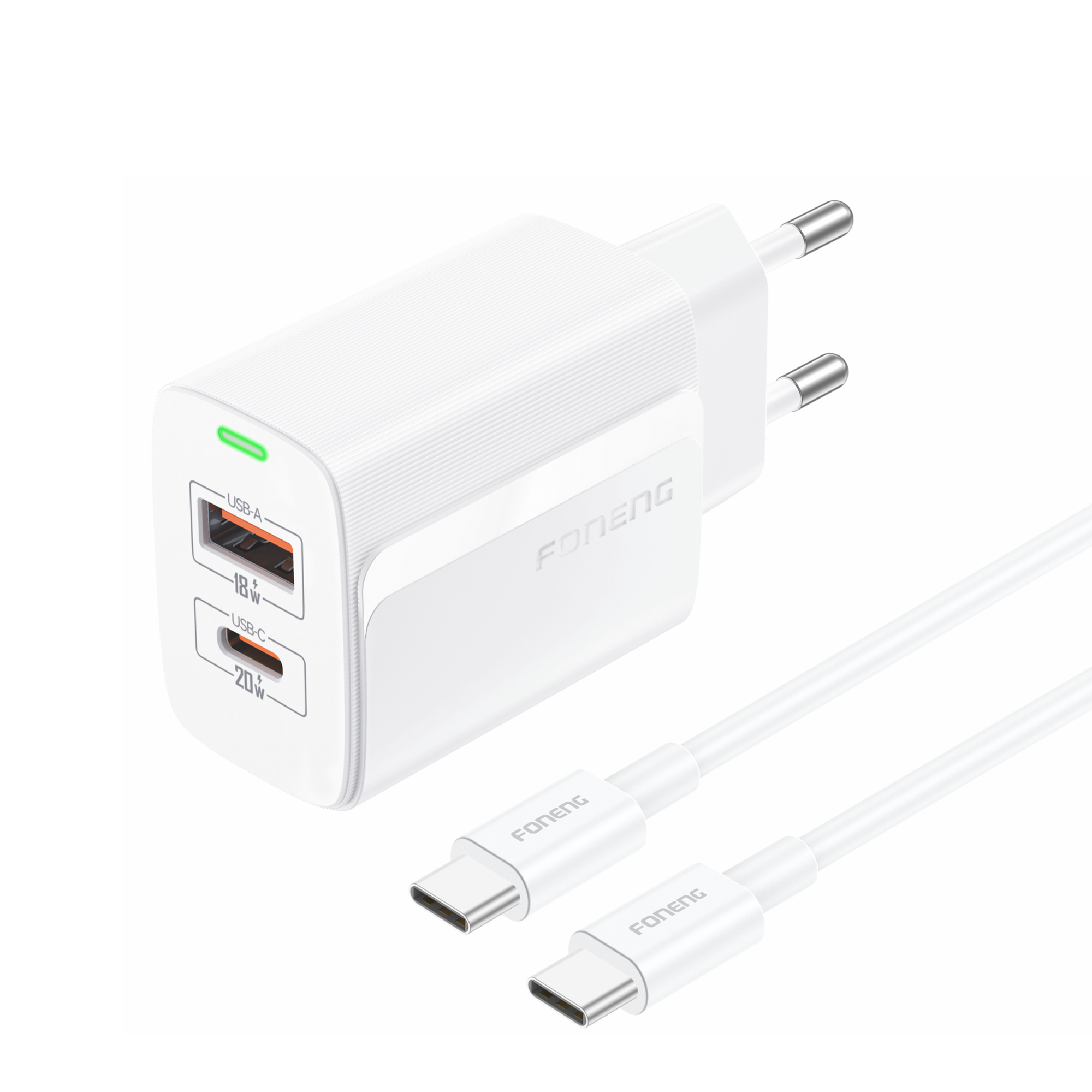 eng_po_FONENG-wall-charger-EU66-PD-20W-1xUSB-C-1xUSB-QC3-0-cable-USB-C-USB-C-White-1674_3.jpg