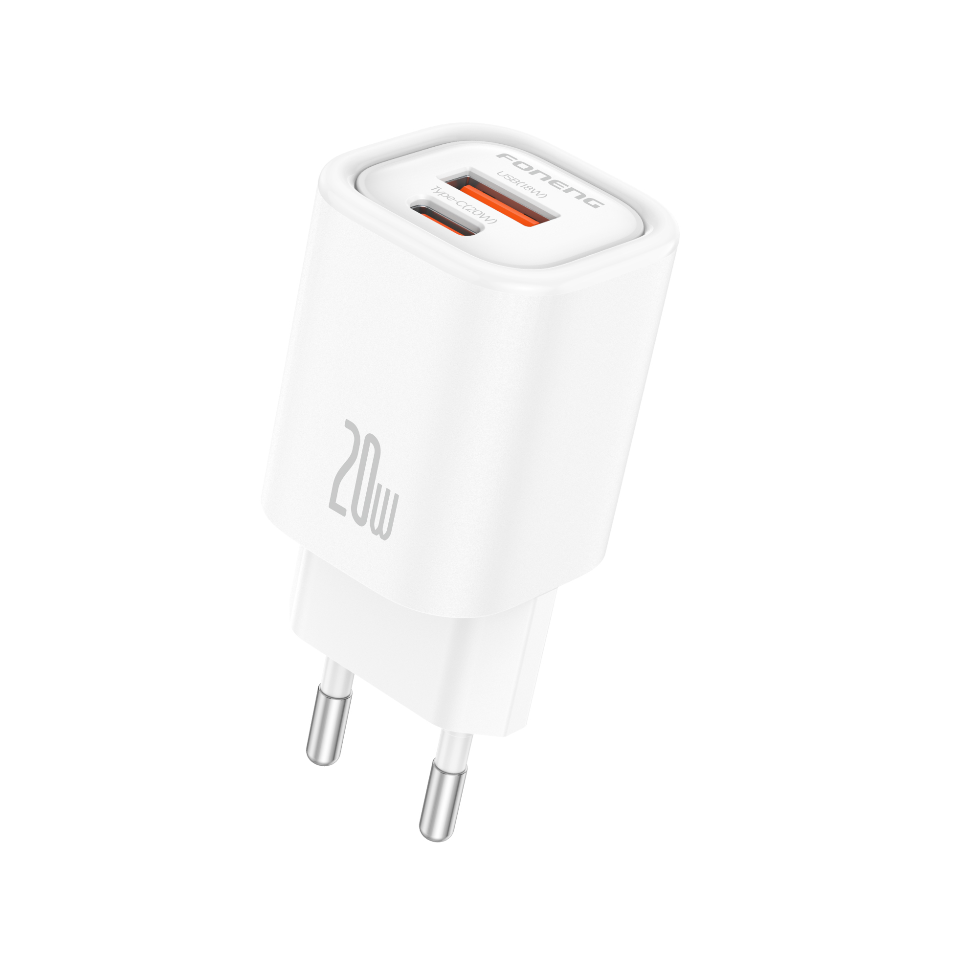 eng_po_FONENG-wall-charger-EU70-PD-20W-1xUSB-C-1xUSB-QC3-0-cable-USB-C-USB-C-White-2680_3.jpg