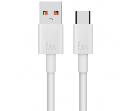 Câble Original Huawei 04072004 USB-C 6A 66W 1M Blanc (vrac UE)