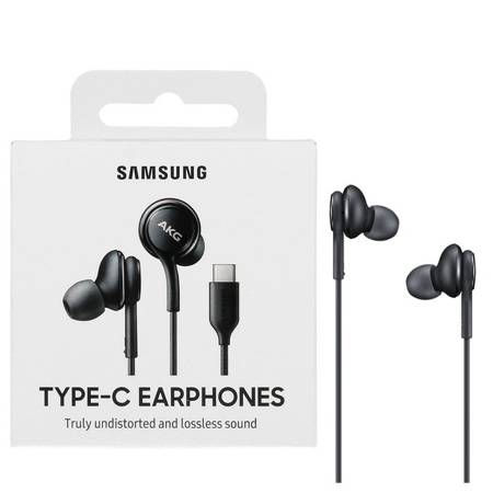 Écouteurs originaux Samsung EO-IC100BBEGEU USB-C Noir (blister UE)