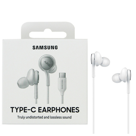 Écouteurs originaux Samsung EO-IC100BWEGEU USB-C Blanc (blister UE)